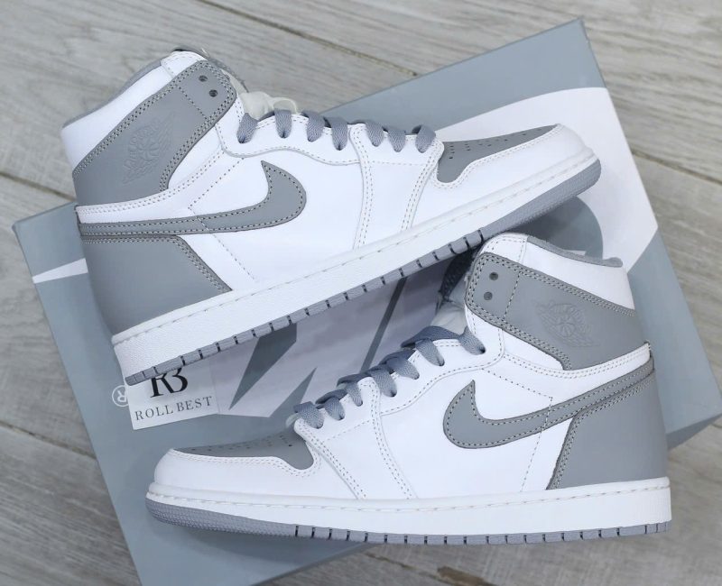 Giày Nike Air Jordan 1 Retro High OG White Stealth Best Quality