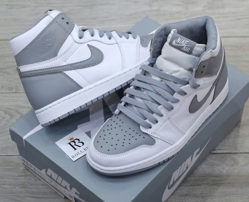 Giày Nike Air Jordan 1 Retro High OG White Stealth Best Quality