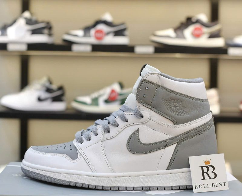 Giày Nike Air Jordan 1 Retro High OG White Stealth Best Quality