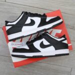 Giày Nike Dunk Low Retro White Black Real