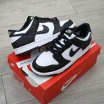 Giày Nike Dunk Low Retro White Black Real