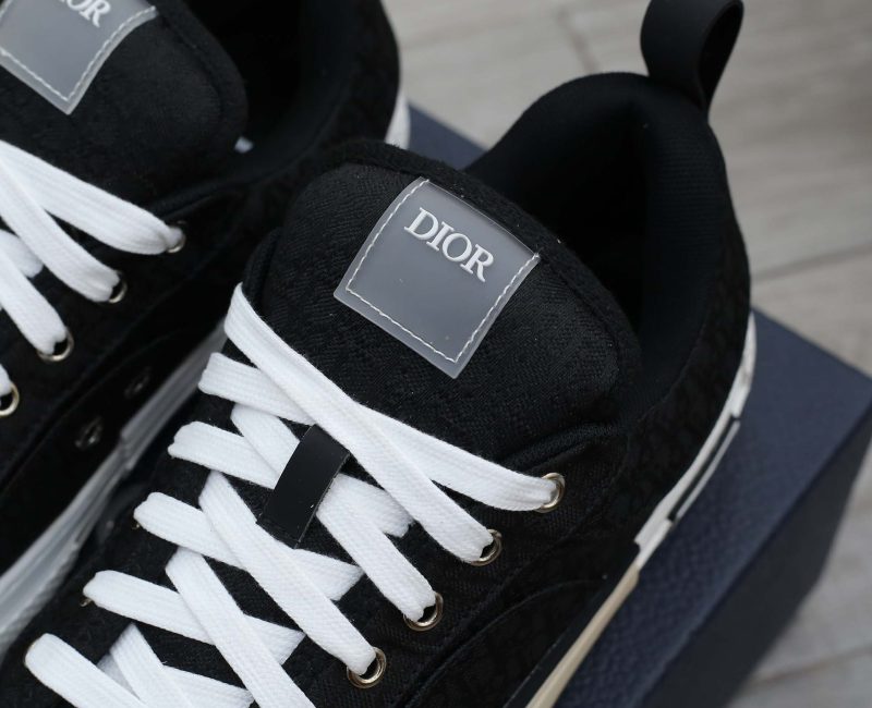 Giày Dior B23 Low Top Black CD Diamond Best Quality