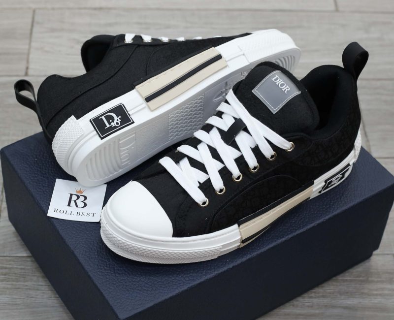 Giày Dior B23 Low Top Black CD Diamond Best Quality