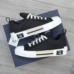 Giày Dior B23 Low Top Black CD Diamond Best Quality