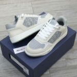 Giày Dior B27 Low ‘Dior Oblique Galaxy Grey Beige’ Like Auth