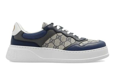 Giày Gucci GG Sneaker ‘Blue Beige’ Like Auth