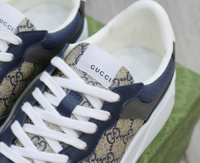 Giày Gucci GG Sneaker ‘Blue Beige’ Like Auth