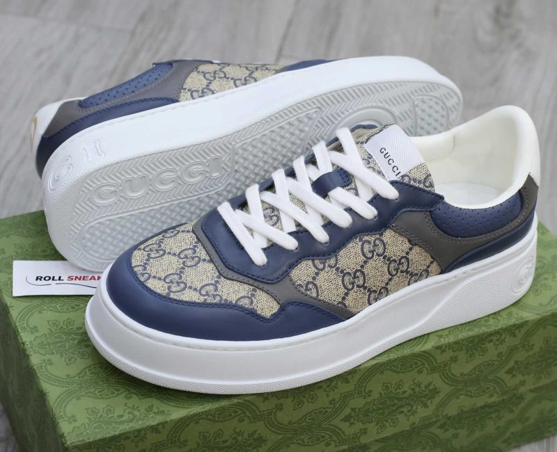 Giày Gucci GG Sneaker ‘Blue Beige’ Like Auth