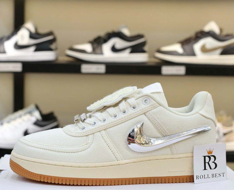 Giày Nike Air Force 1 Low Travis Scott Sail Best Quality