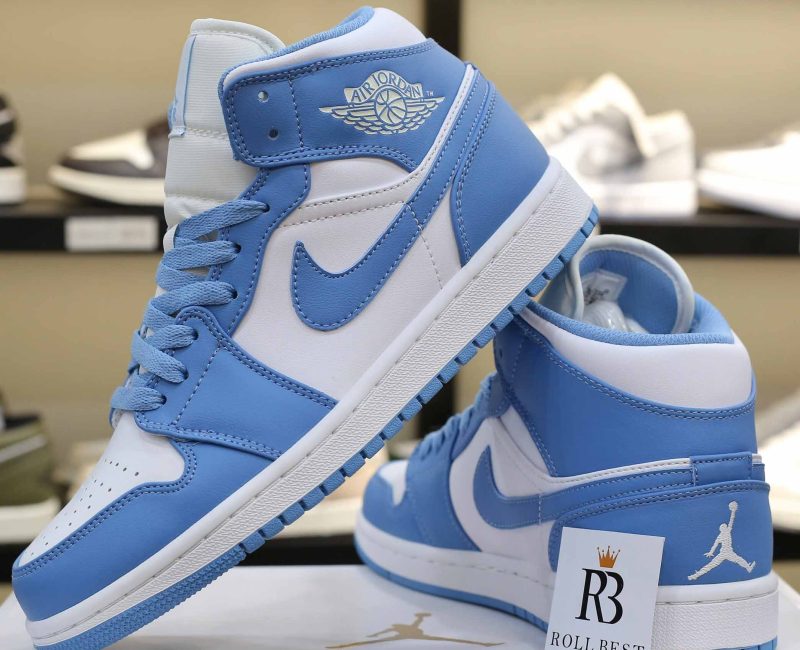 Giày Nike Air Jordan 1 Mid North Carolina Best Quality