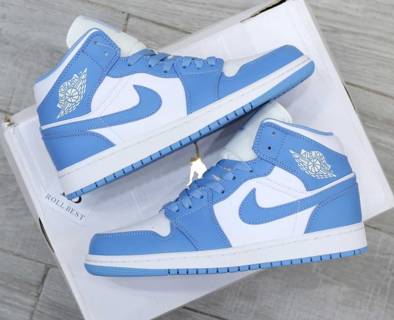 Giày Nike Air Jordan 1 Mid North Carolina Best Quality