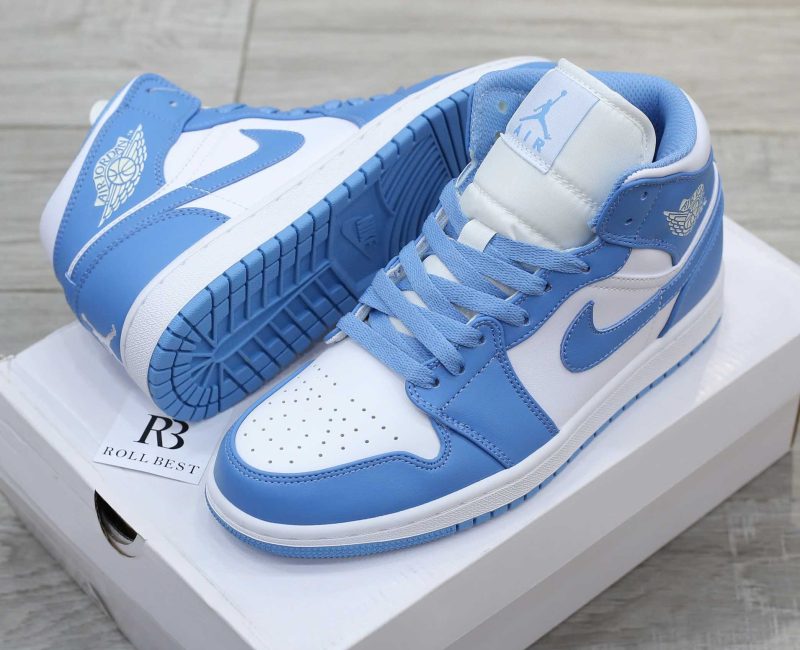 Giày Nike Air Jordan 1 Mid North Carolina Best Quality