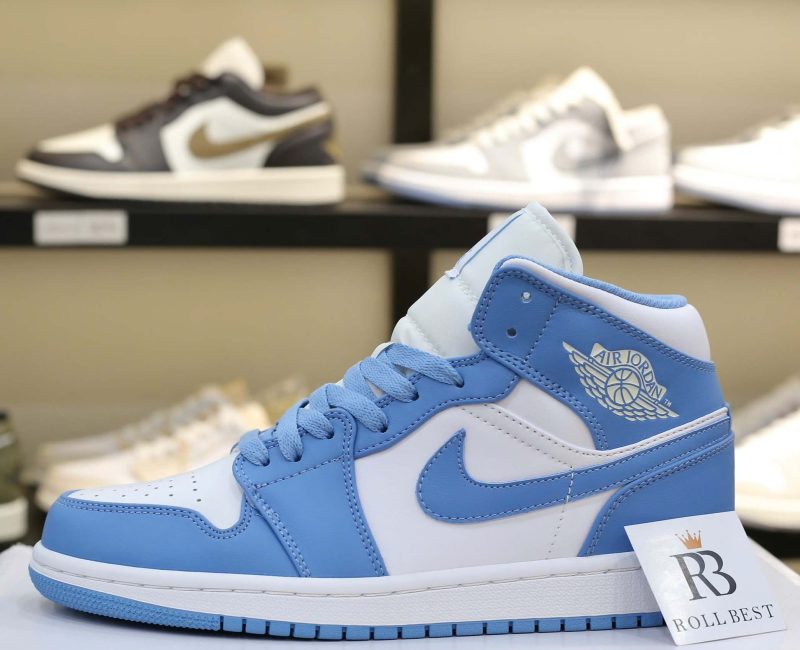 Giày Nike Air Jordan 1 Mid North Carolina Best Quality