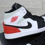 Giày Nike Air Jordan 1 Mid SE 'Union Black Toe' Real