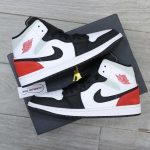 Giày Nike Air Jordan 1 Mid SE 'Union Black Toe' Real