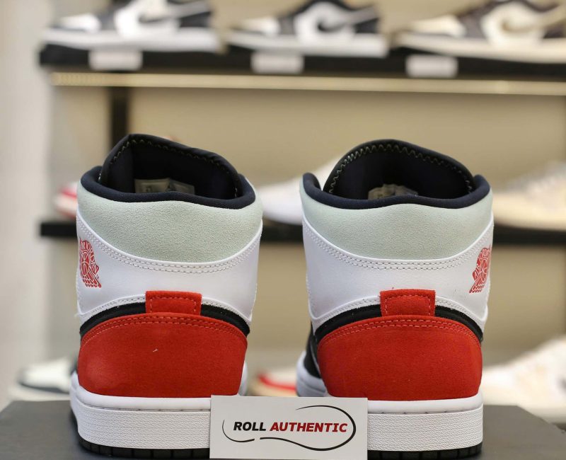 Giày Nike Air Jordan 1 Mid SE 'Union Black Toe' Real