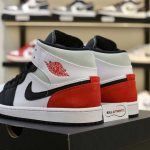 Giày Nike Air Jordan 1 Mid SE 'Union Black Toe' Real