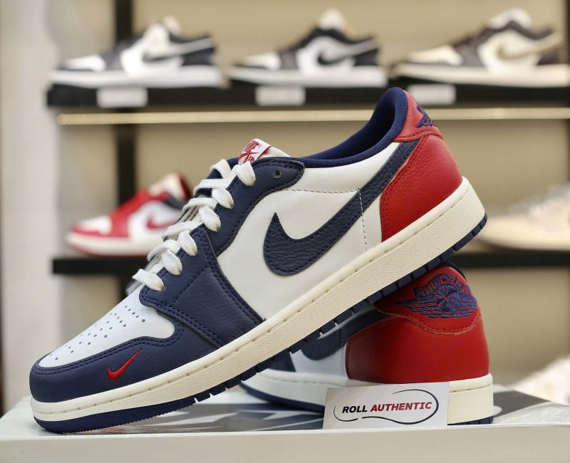 Giày Nike Air Jordan 1 Retro Low OG Howard University Real