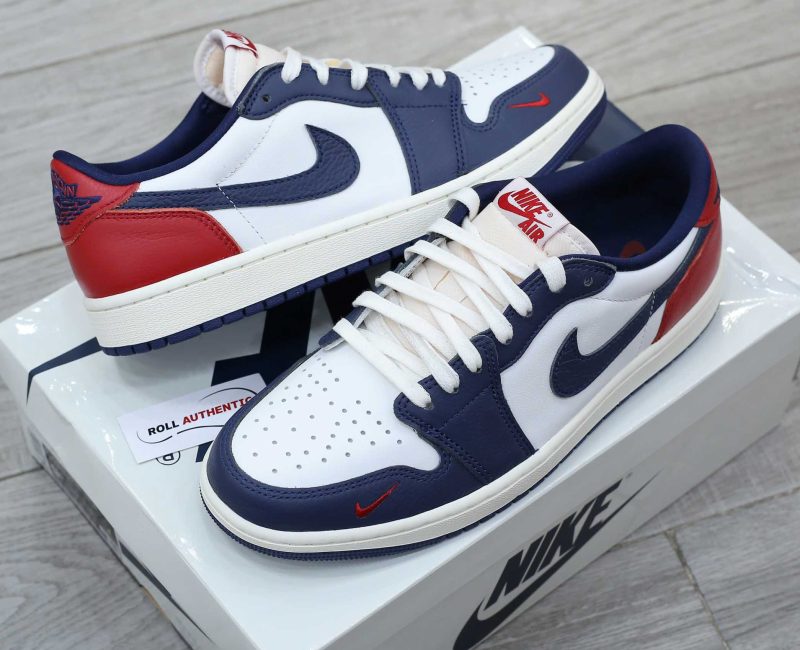 Giày Nike Air Jordan 1 Retro Low OG Howard University Real