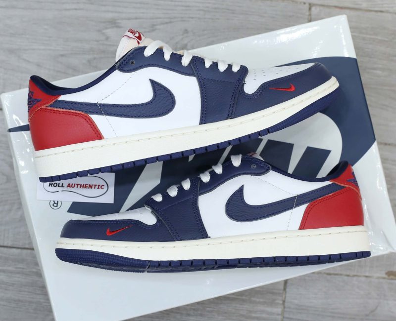 Giày Nike Air Jordan 1 Retro Low OG Howard University Real