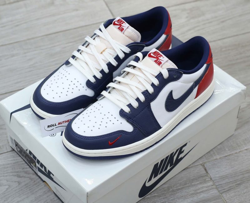 Giày Nike Air Jordan 1 Retro Low OG Howard University Real