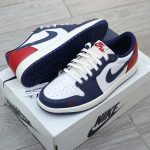 Giày Nike Air Jordan 1 Retro Low OG Howard University Real