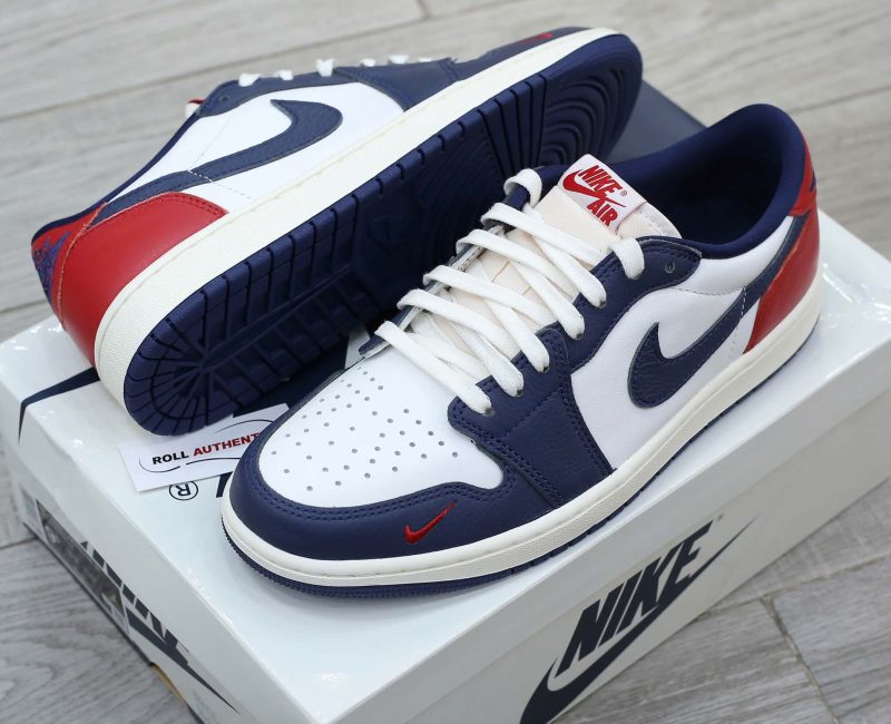 Giày Nike Air Jordan 1 Retro Low OG Howard University Real