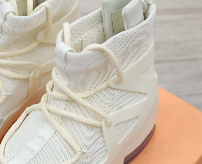 Giày Nike Air x FEAR OF GOD 1 'Sail' Canvas-Leather High Best Quality