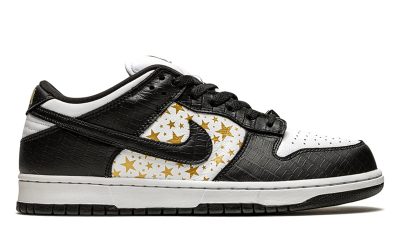 Giày Nike SB Dunk Low Supreme Stars Black Best Quality