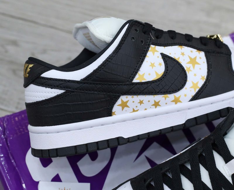 Giày Nike SB Dunk Low Supreme Stars Black Best Quality