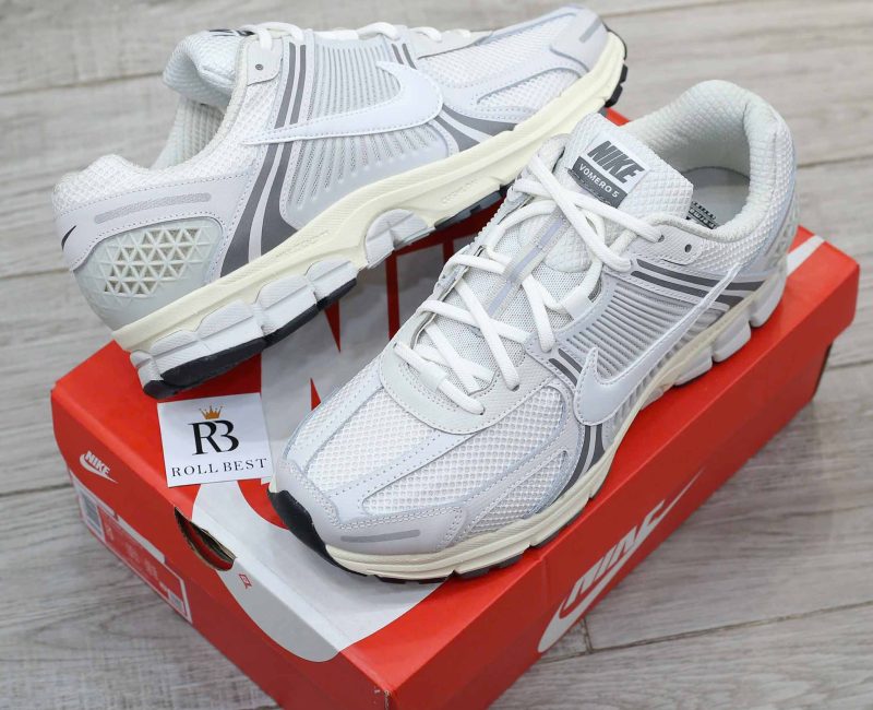 Giày Nike Zoom Vomero 5 White and Beige Best Quality