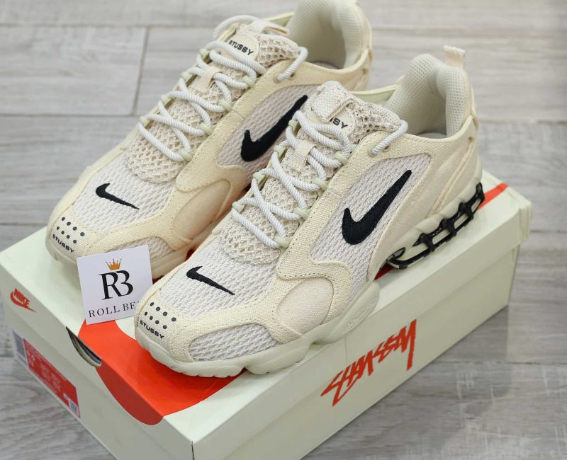 Giày Nike Air Zoom Spiridon Cage 2 Stussy Fossil Best Quality