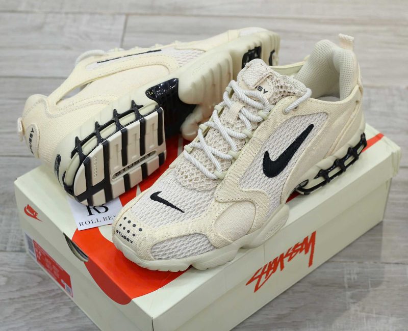 Giày Nike Air Zoom Spiridon Cage 2 Stussy Fossil Best Quality