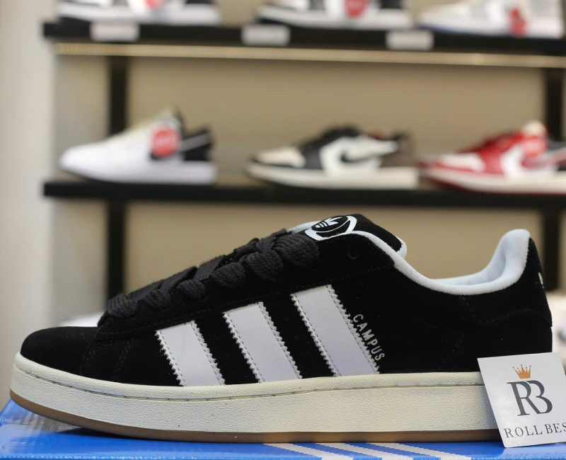 Giày Adidas Campus Black White Gum Best Quality