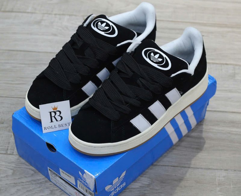 Giày Adidas Campus Black White Gum Best Quality