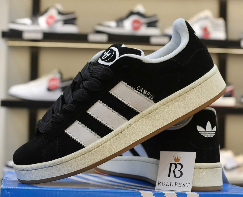 Giày Adidas Campus Black White Gum Best Quality