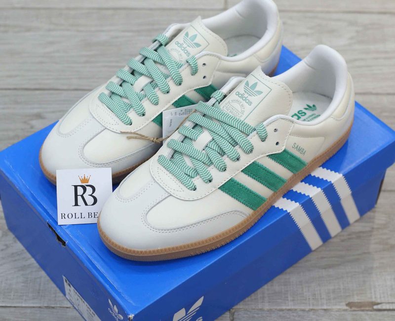 Giày Adidas Samba OG Off White Court Green Best Quality