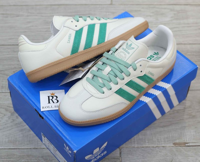 Giày Adidas Samba OG Off White Court Green Best Quality