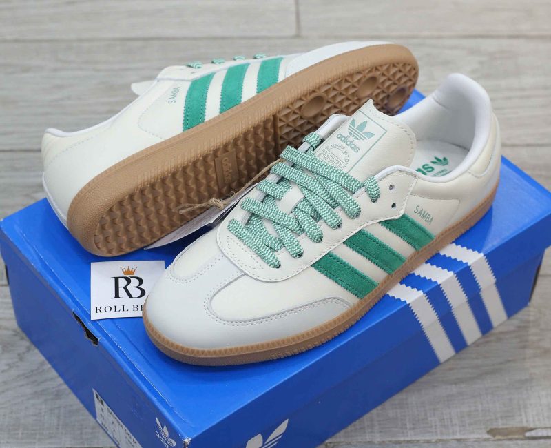 Giày Adidas Samba OG Off White Court Green Best Quality