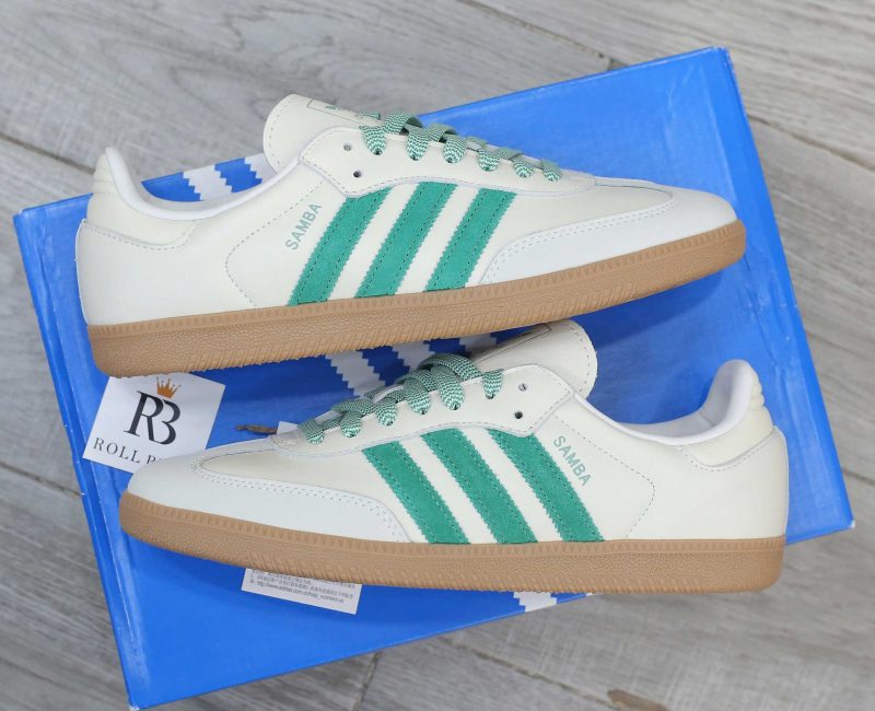 Giày Adidas Samba OG Off White Court Green Best Quality