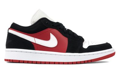 Giày Air Jordan 1 Low Black White Gym Red Best Quality