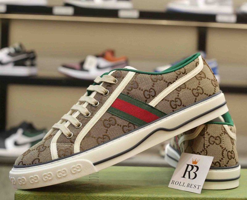 Giày Gucci Tennis 1977 Ebony Best Quality