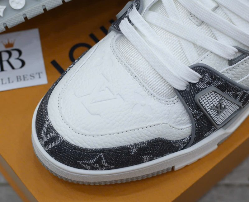 Giày Louis Vuitton LV Trainer Monogram Denim Grey Best Quality