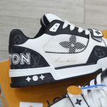 Giày Louis Vuitton LV Trainer ‘Velcro Strap Black White’ Best Quality