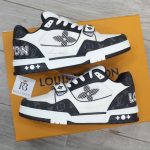 Giày Louis Vuitton LV Trainer ‘Velcro Strap Black White’ Best Quality