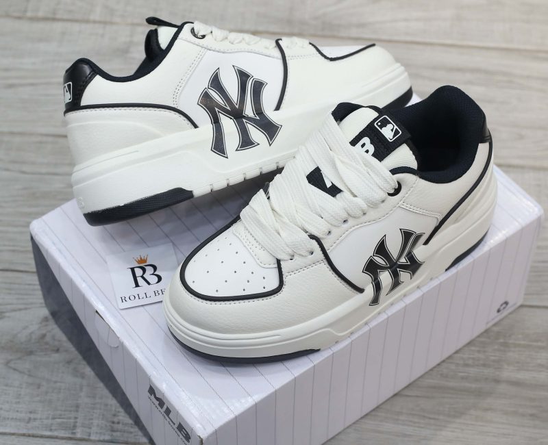 Giày MLB Chunky Liner New York Yankees White Black Best Quality