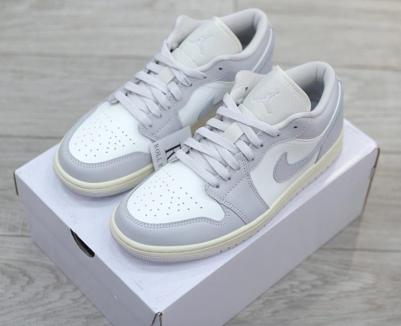 Giày Nike Air Jordan 1 Low ‘Light Grey Sail’ Best Quality