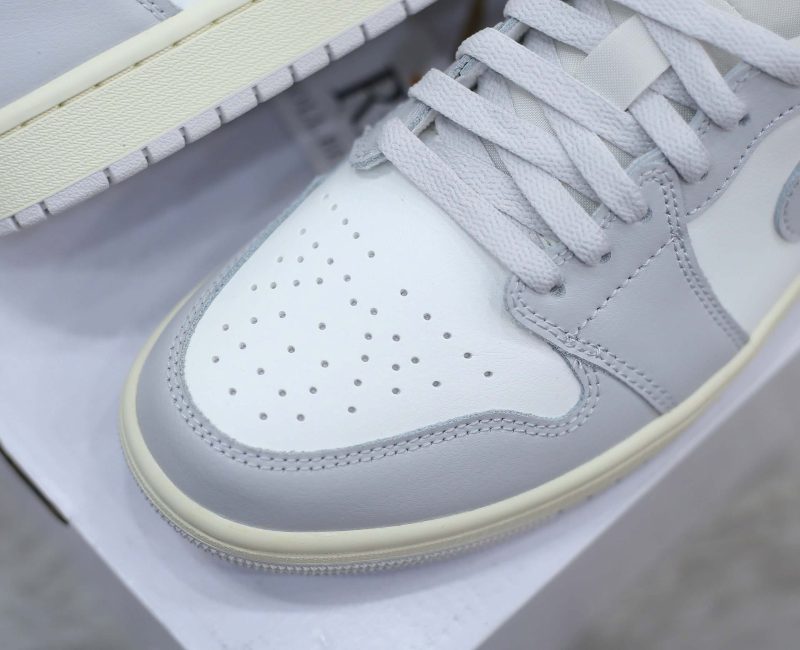 Giày Nike Air Jordan 1 Low ‘Light Grey Sail’ Best Quality