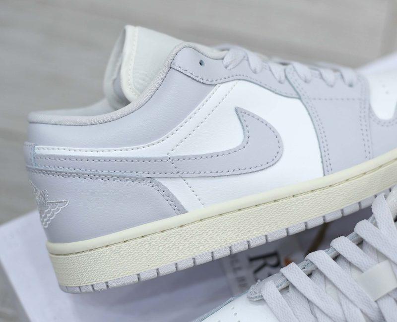 Giày Nike Air Jordan 1 Low ‘Light Grey Sail’ Best Quality