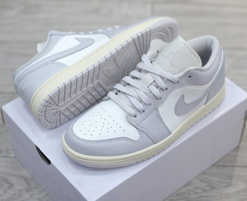 Giày Nike Air Jordan 1 Low ‘Light Grey Sail’ Best Quality